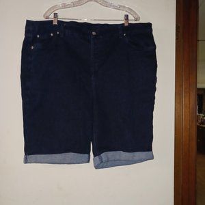 Sz 26w Denim & Company  Bermuda jeans shorts